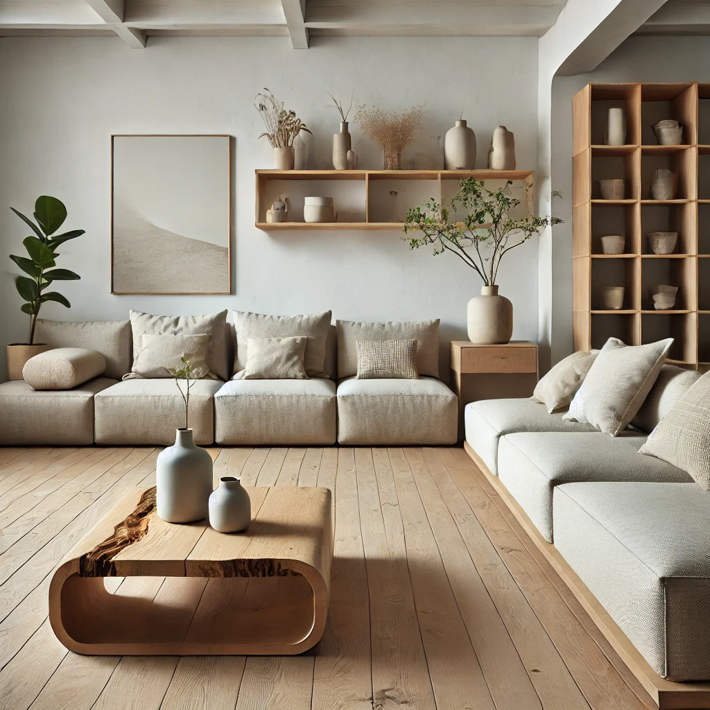 Furniture Selection for an Organic Modern Living Room