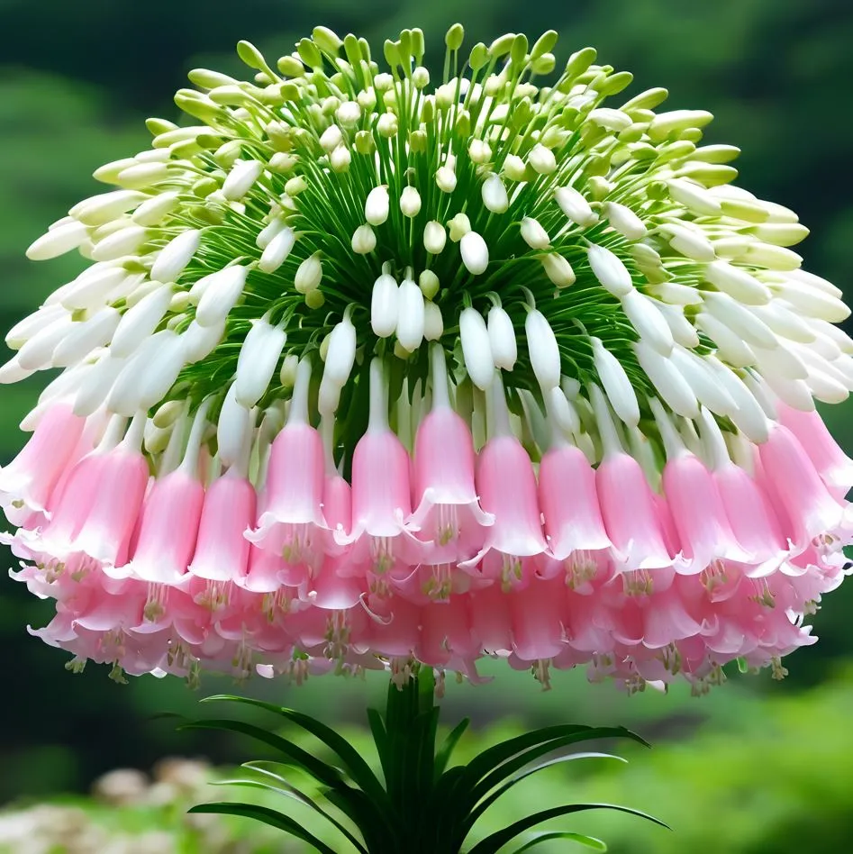 pink bell lilies