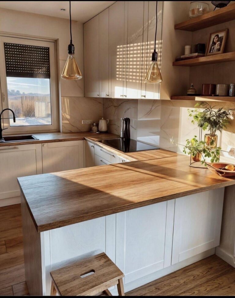 Kitchen Ideas with Natural Wooden Touches