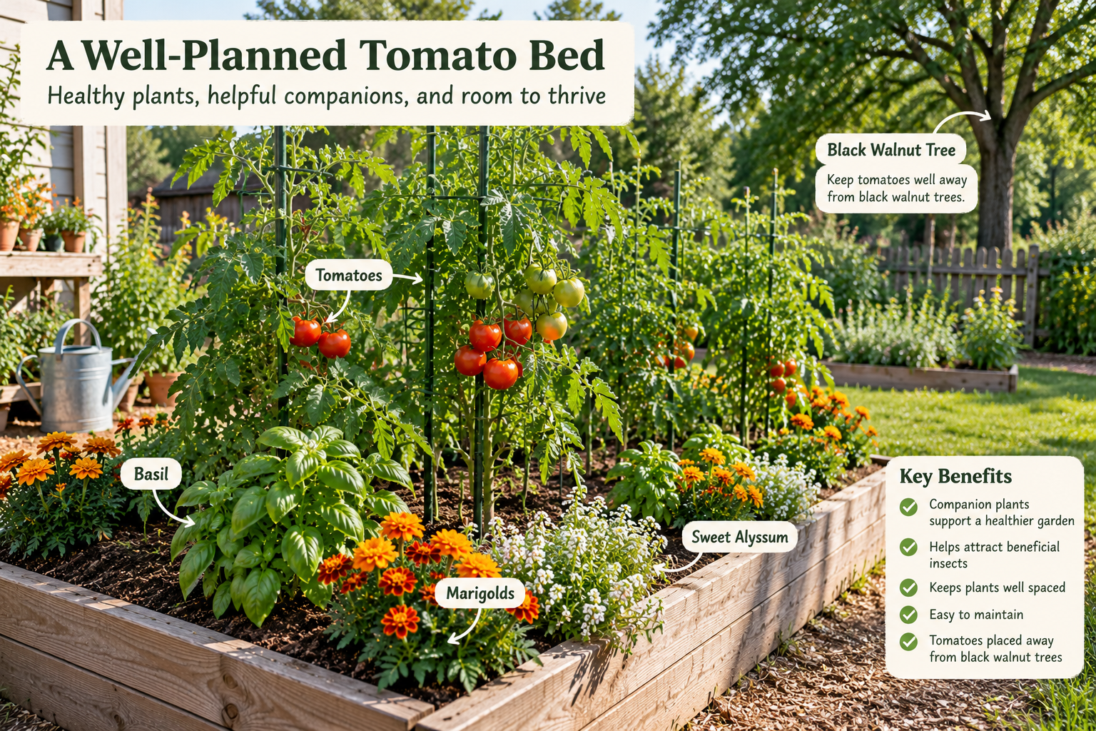 What Not to Plant with Tomatoes: Plants to Avoid and Why