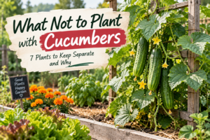 What Not to Plant with Cucumbers