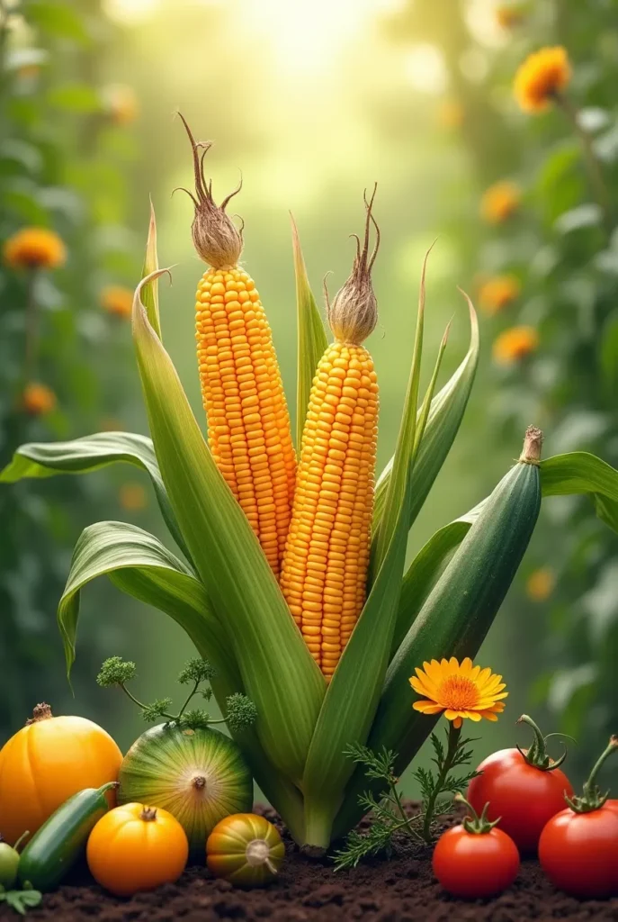 Corn Companion Plants